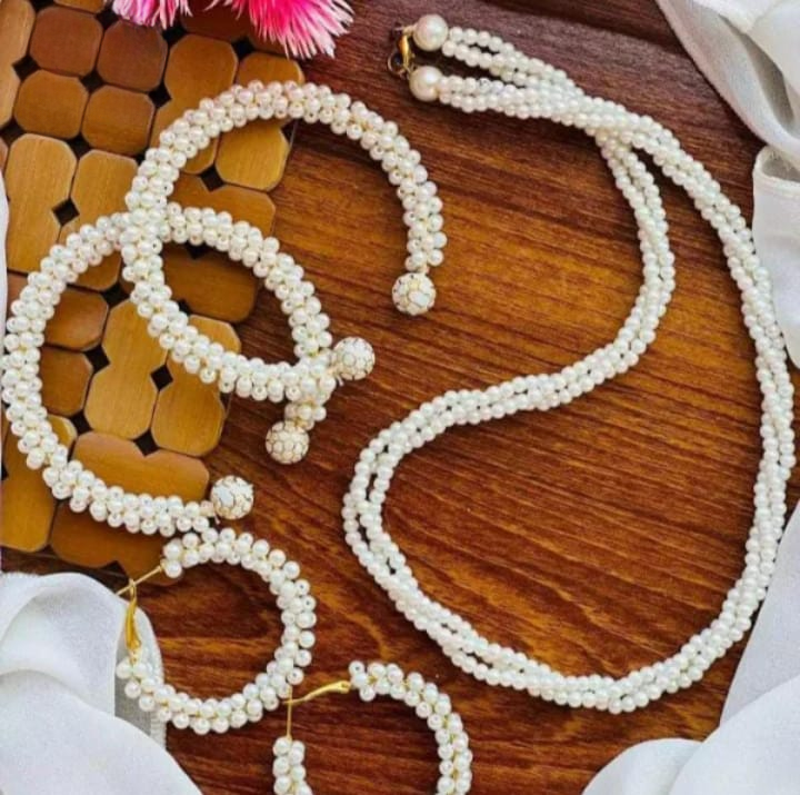 Women Pearl Elegant Jewelry Set