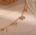 Beautiful Butterfly Hand Charm Bracelet/ payal