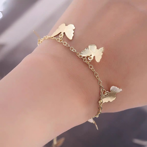 Beautiful Butterfly Hand Charm Bracelet/ payal