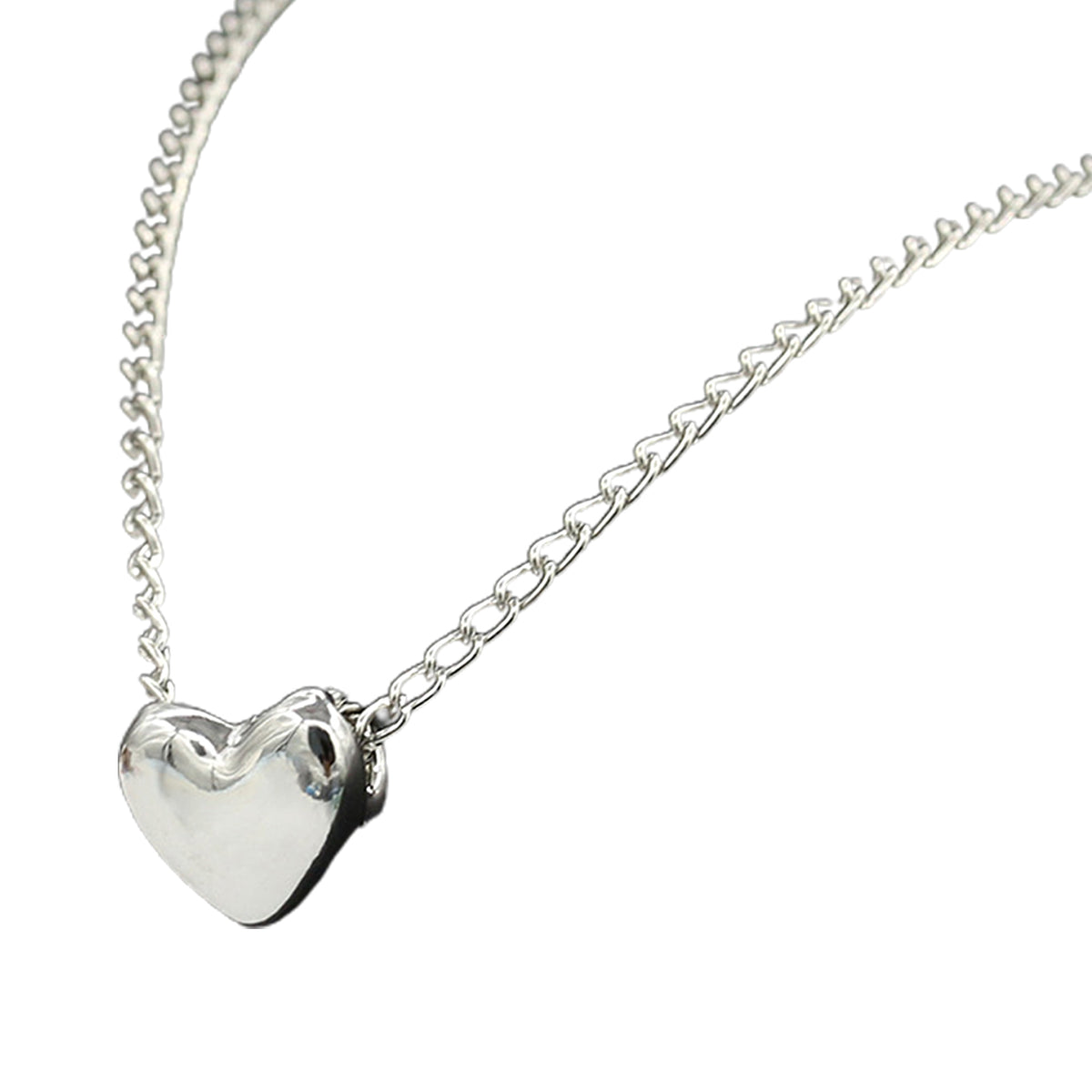 Stainless Steel Heart Pendant Necklace
