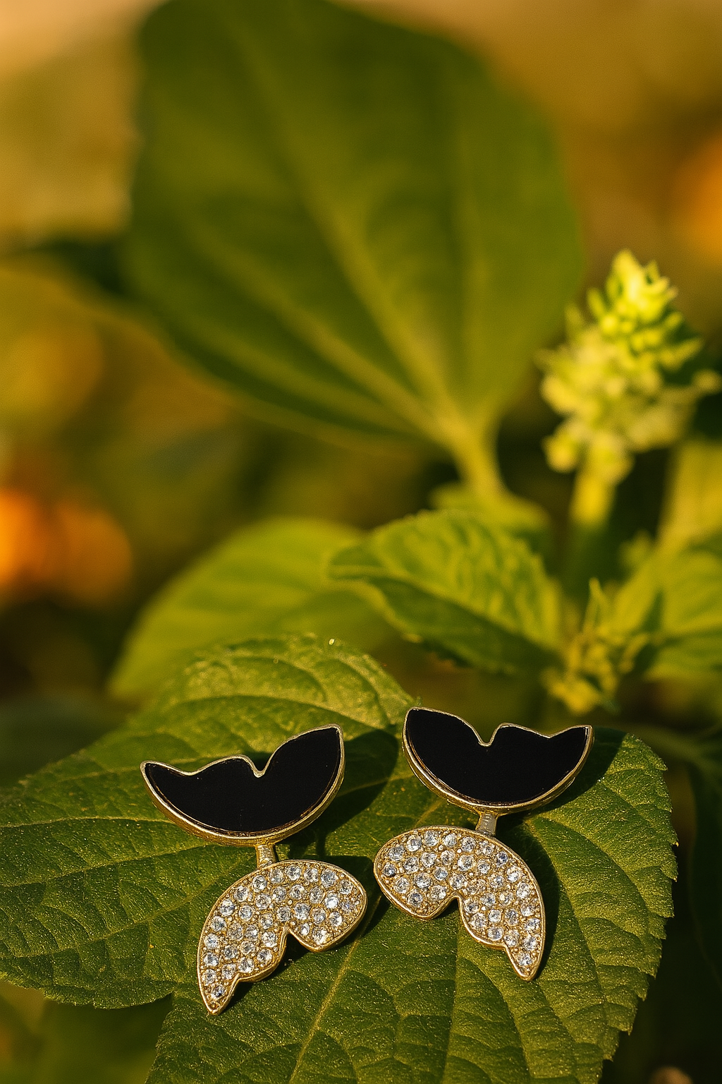 Butterfly Zircon Stud Earrings