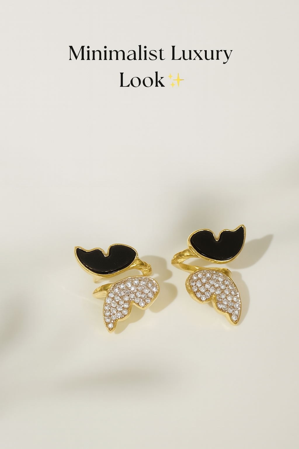 Butterfly Zircon Stud Earrings