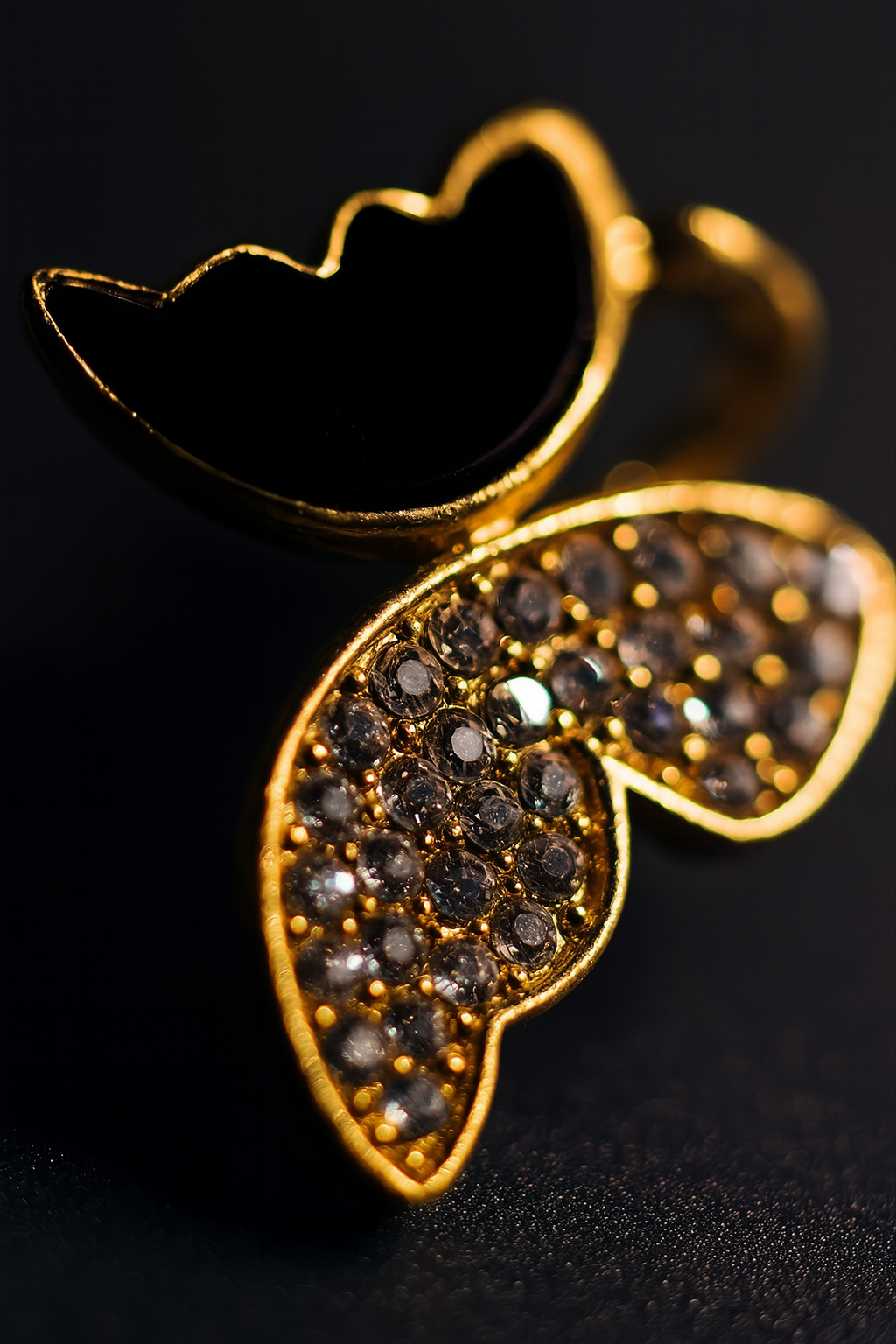 Butterfly Zircon Stud Earrings