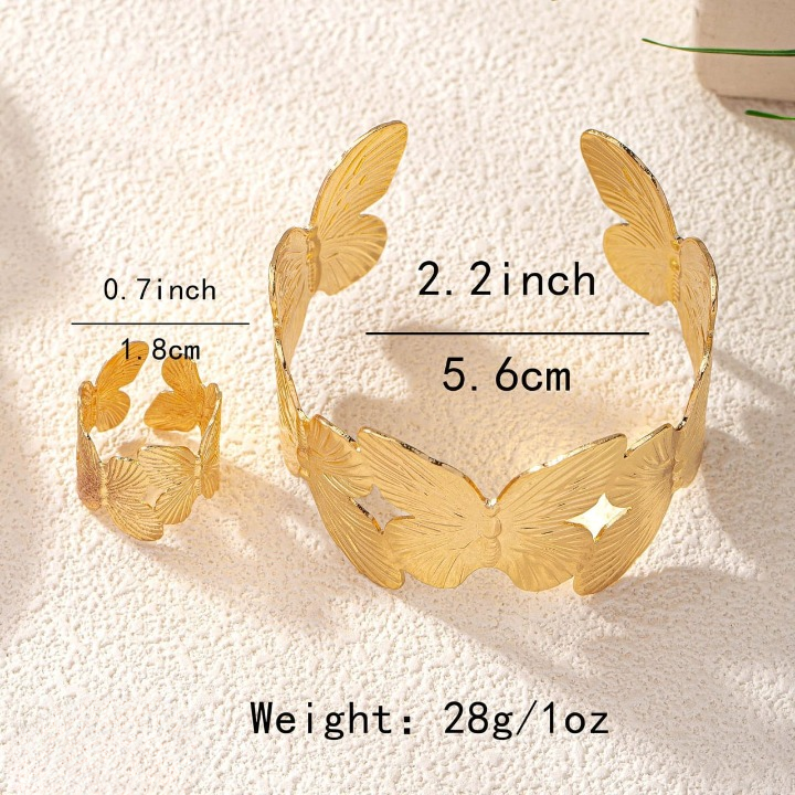 Adjustable Floral Alloy Hand Cuff