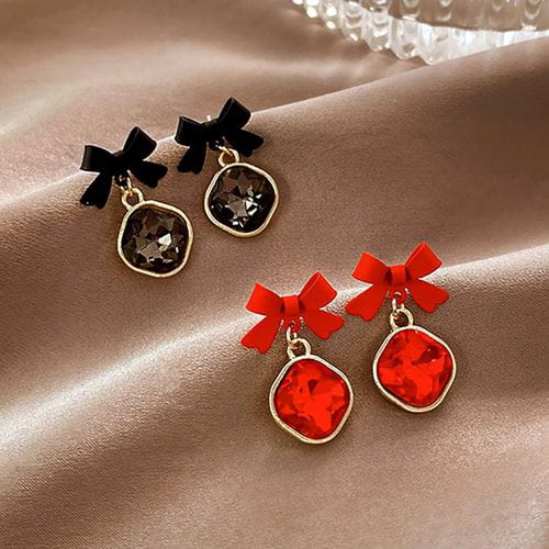 Elegant Bow Korean Earrings