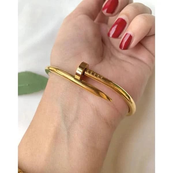 Iconic Stainless Steel Nail Bangle