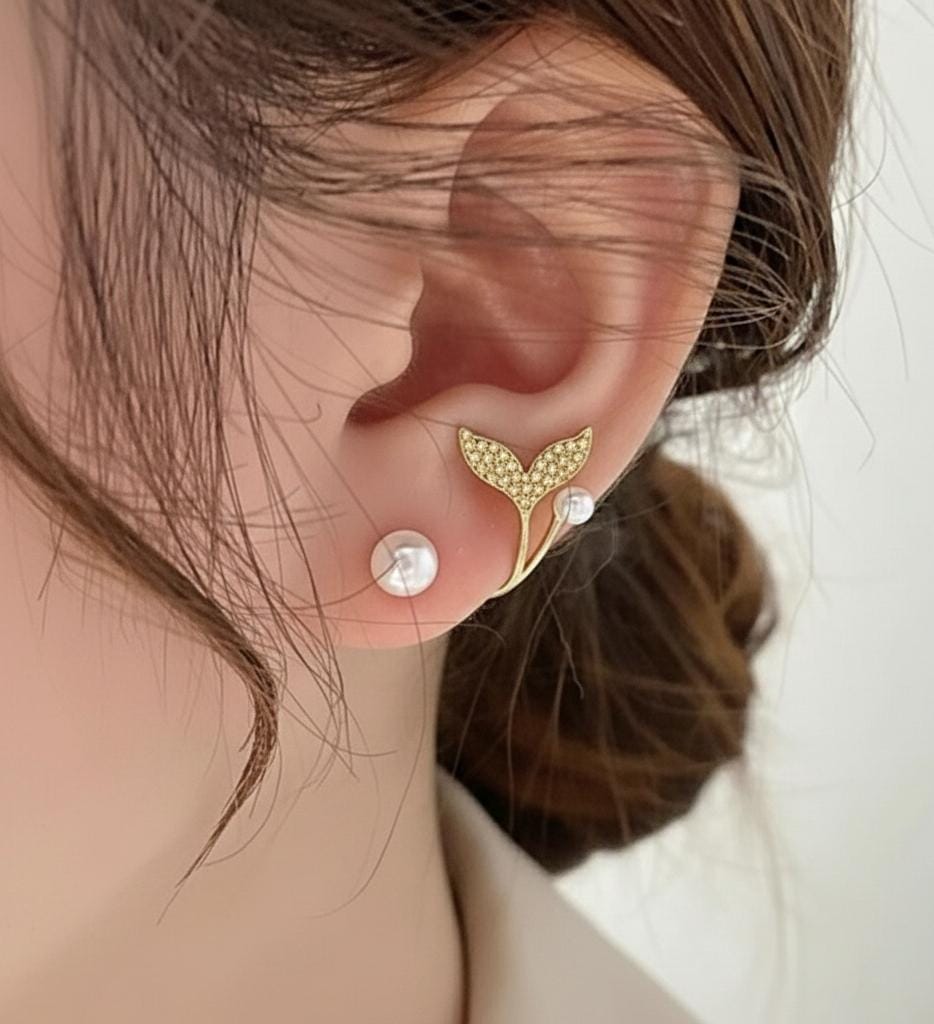 Elegant Fish Tail Earrings