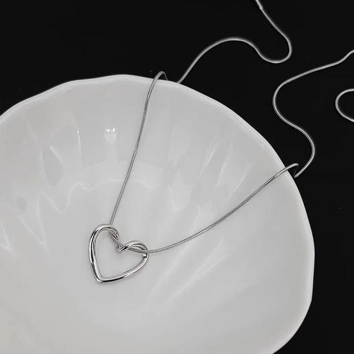 Timeless Hollow Heart Necklace