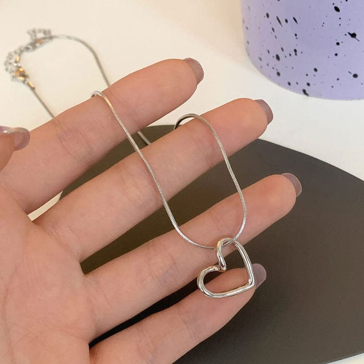 Timeless Hollow Heart Necklace