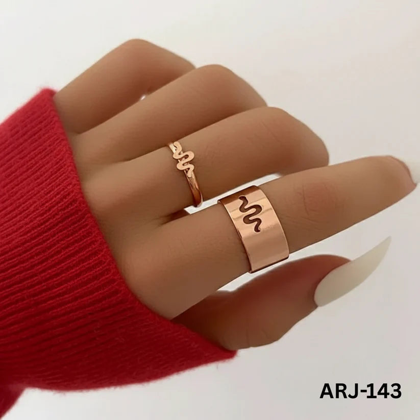 Adjustable Snake Shape Ring