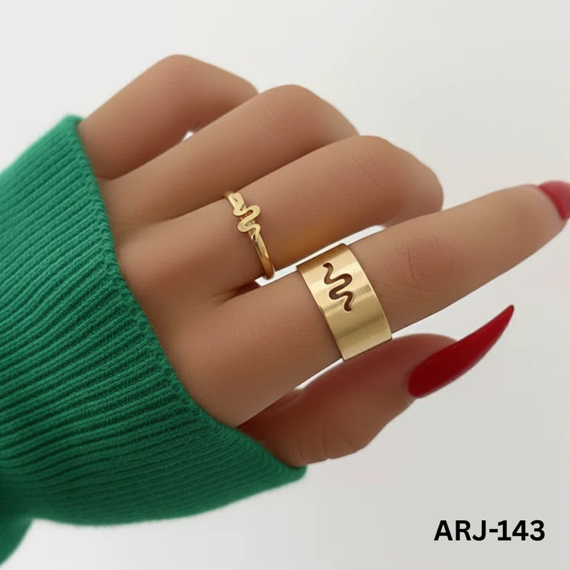 Adjustable Snake Shape Ring