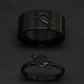 Saturn Promise Couple Rings