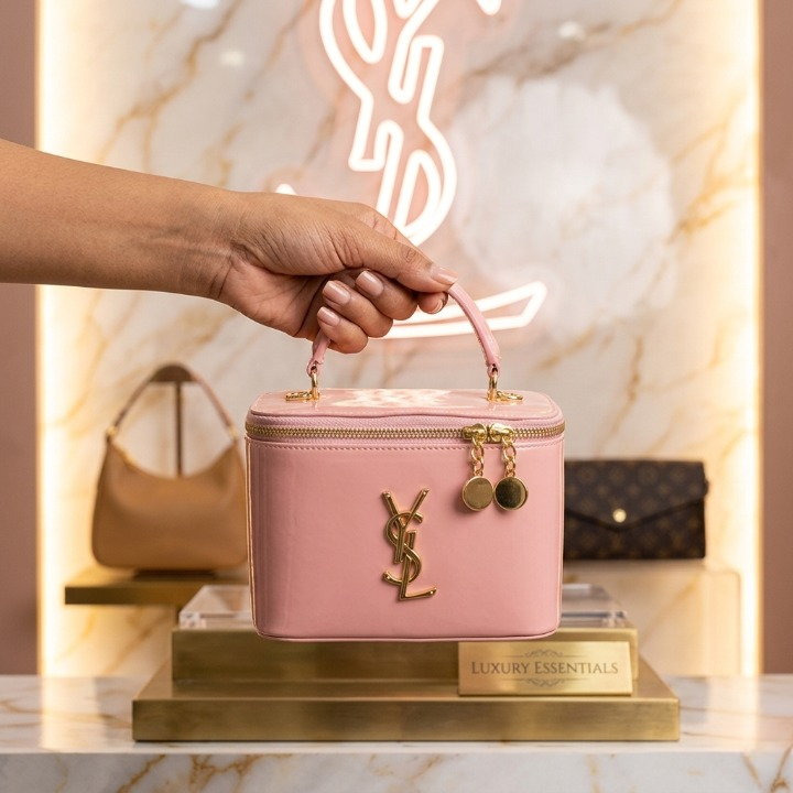 Imported Synthetic Leather Beauty-Bag