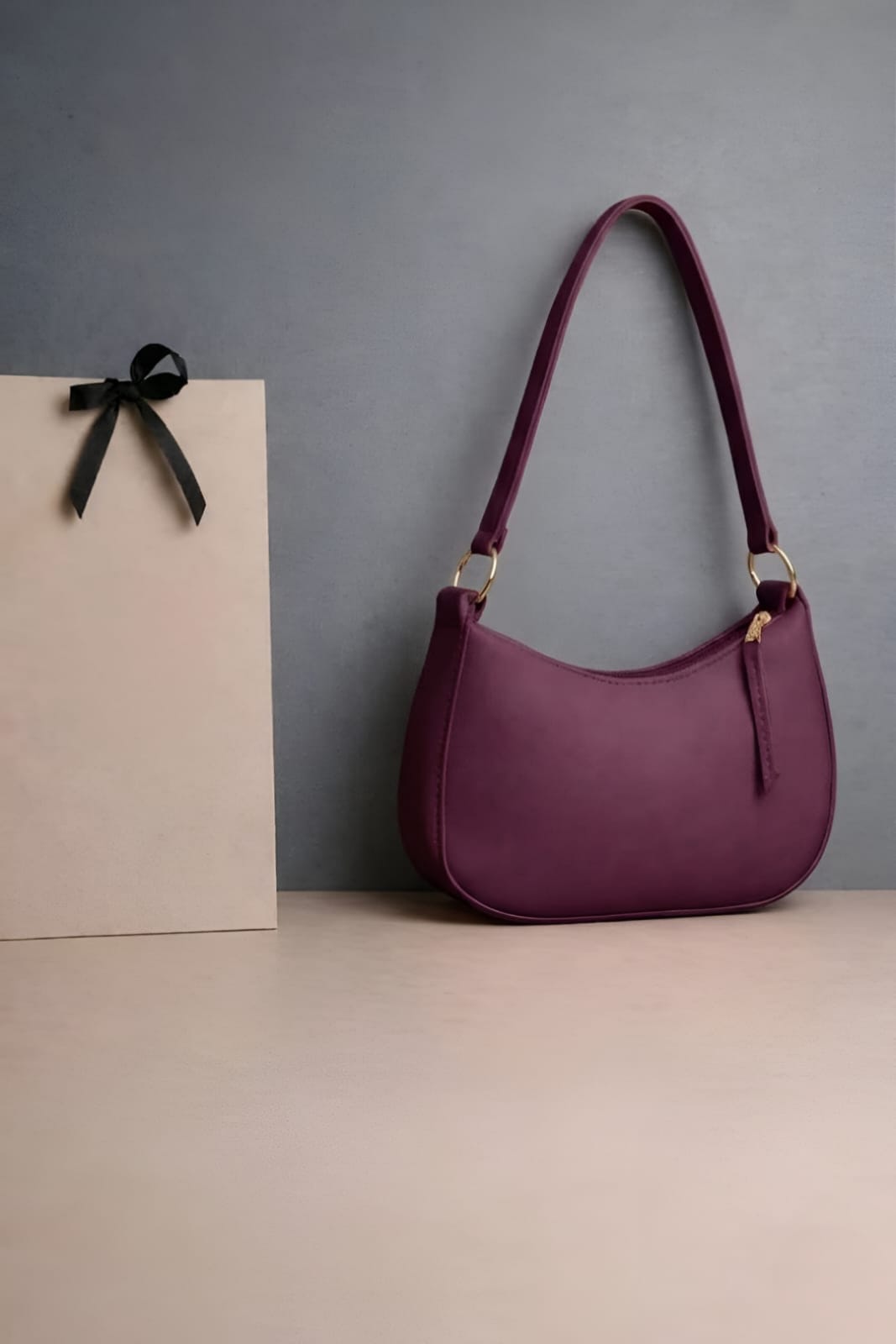 Half Moon Shoulder Purse