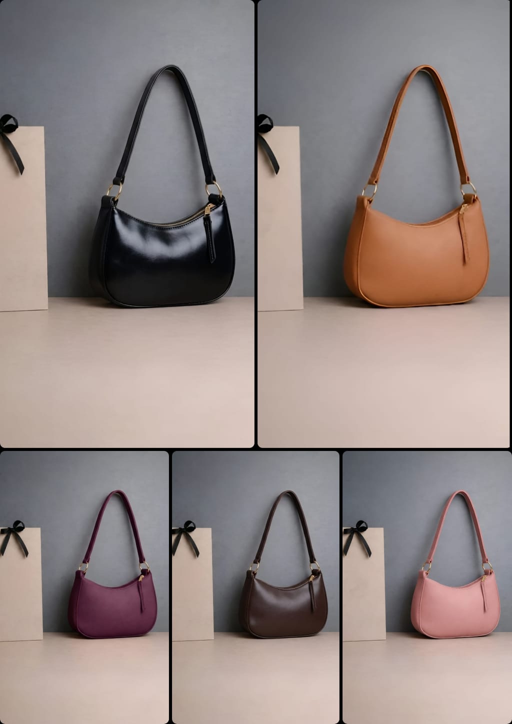 Half Moon Shoulder Purse