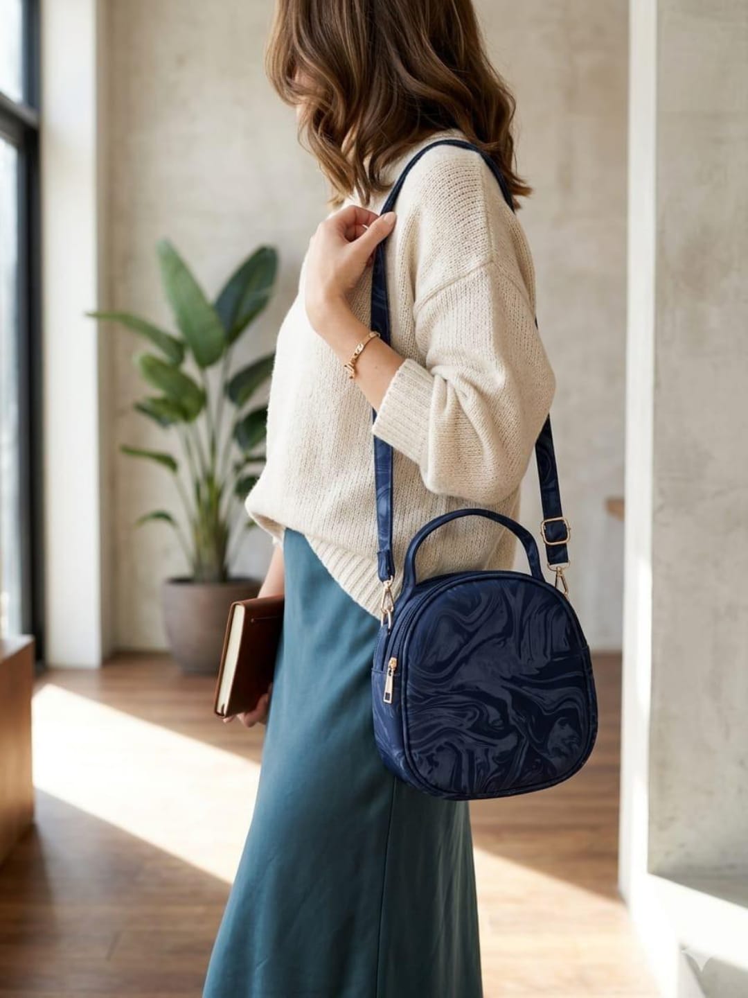 Marble Gloss Mini Crossbody