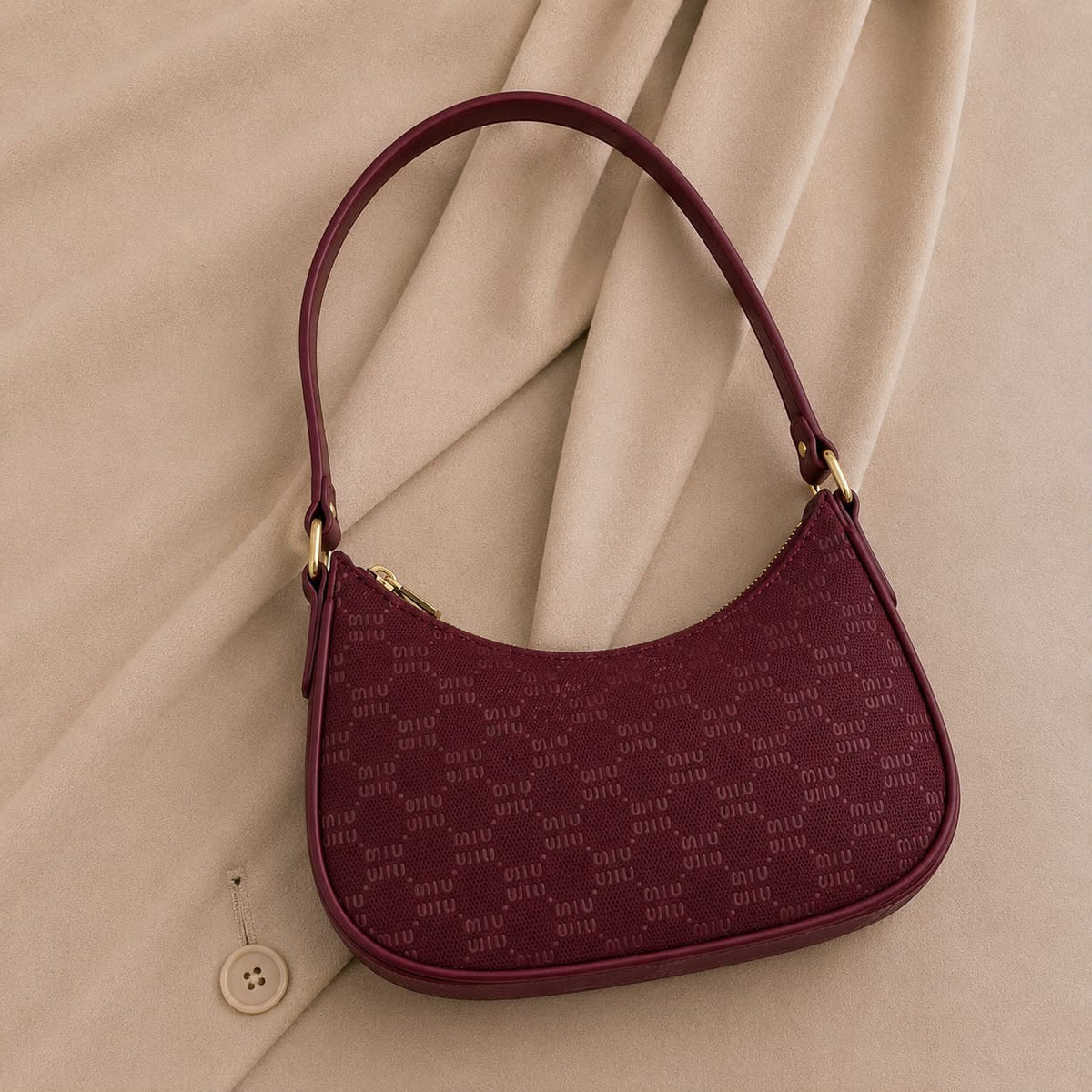 Luna Curve Shoulder Purse
