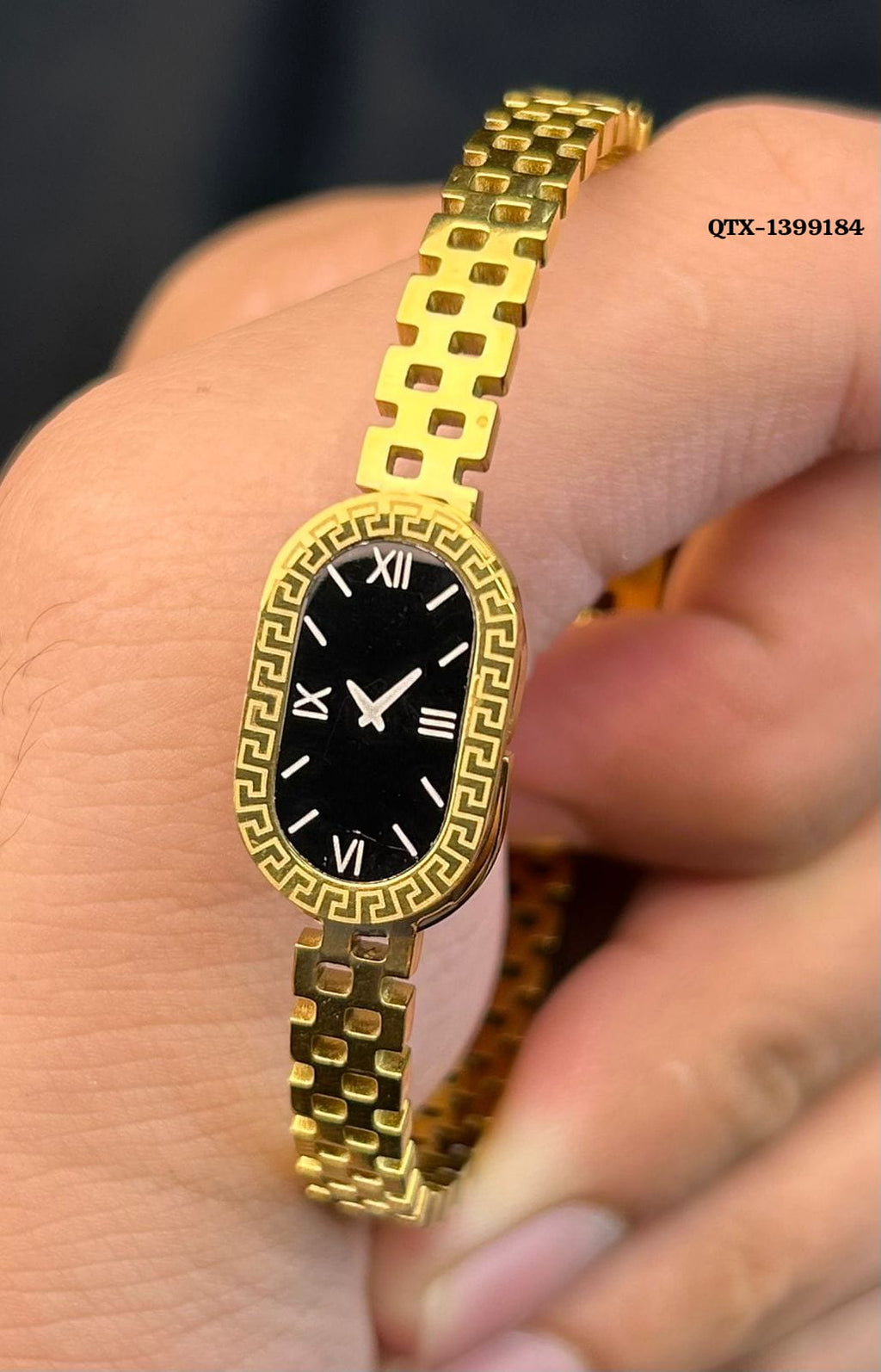 Gold Fake Watch Bracelet