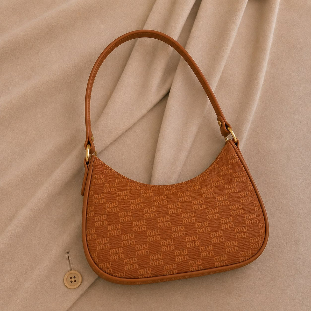 Luna Curve Shoulder Purse