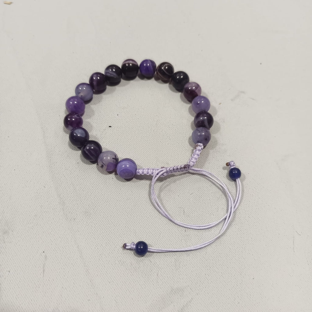 Natural Amethyst Crystal Bracelet