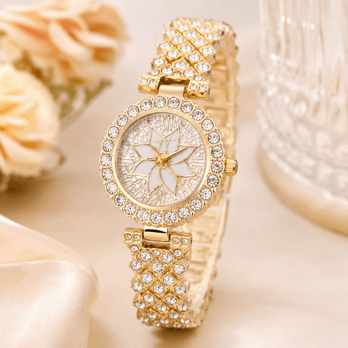 Luxury Floral Quartz Watch