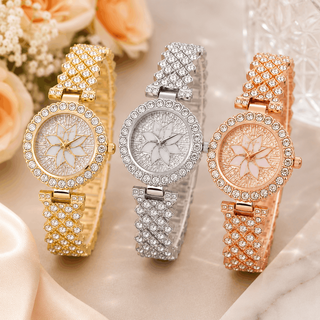 Luxury Floral Quartz Watch
