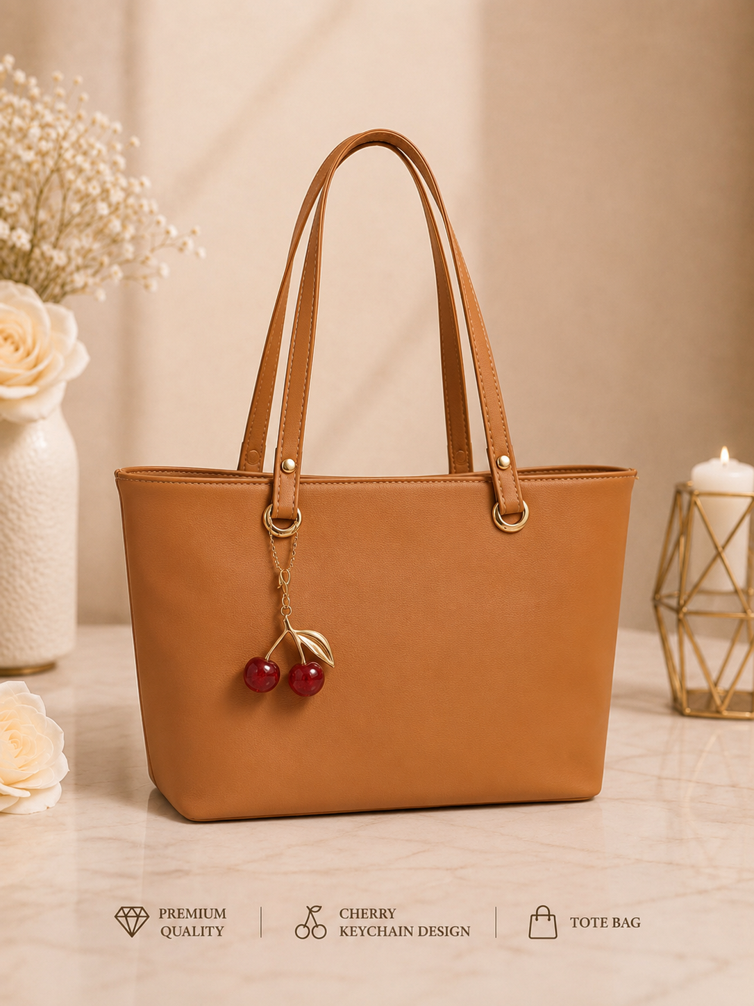 Cherry Charm Everyday Tote Bag