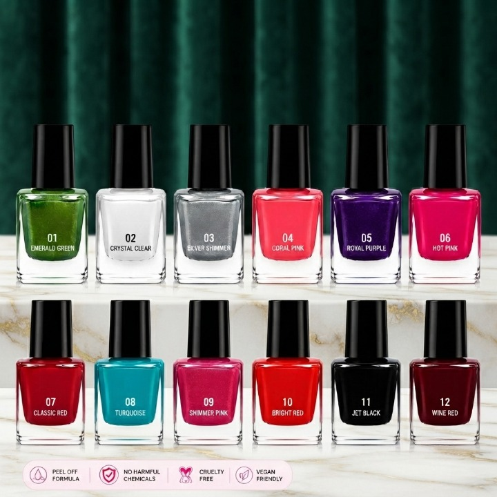 Peel Off Nail Paints