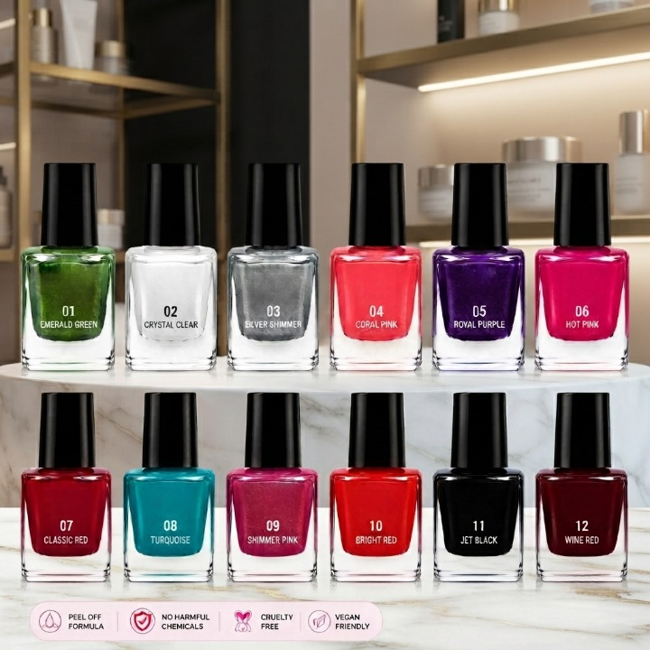 Peel Off Nail Paints