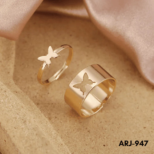 Butterfly Couple Promise Rings