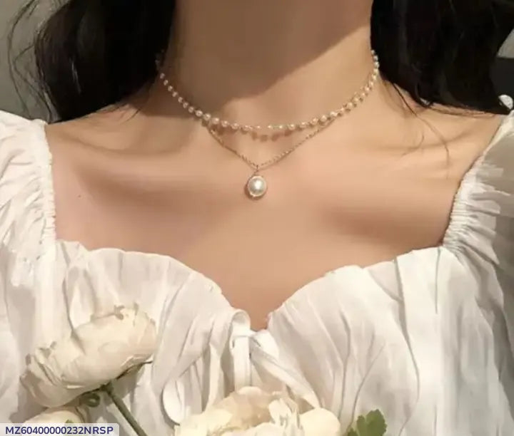 Double Layer Pearl Necklace