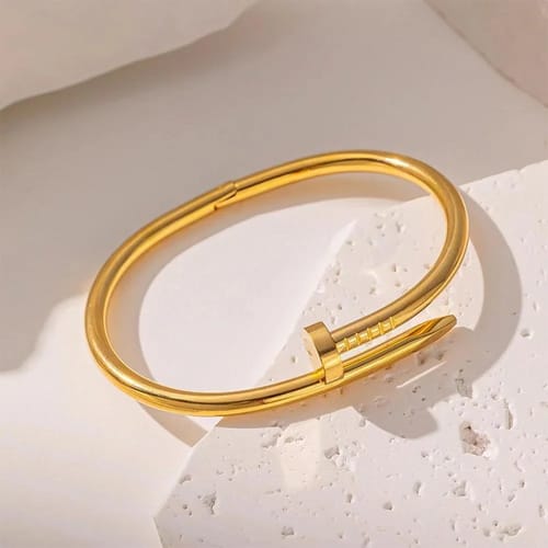 Iconic Stainless Steel Nail Bangle