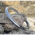 Men's Silver Stainless Steel Kara