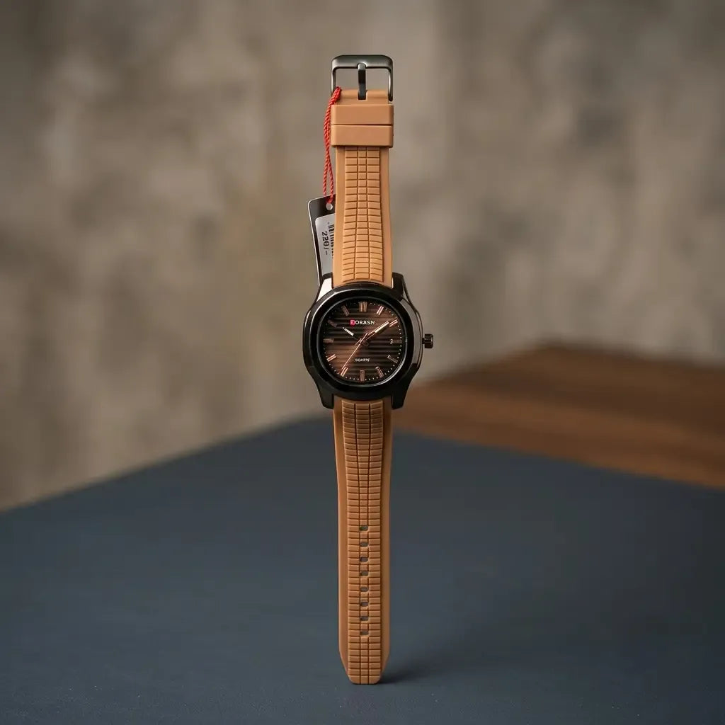 Men's Luxury Leather Aviator Watch