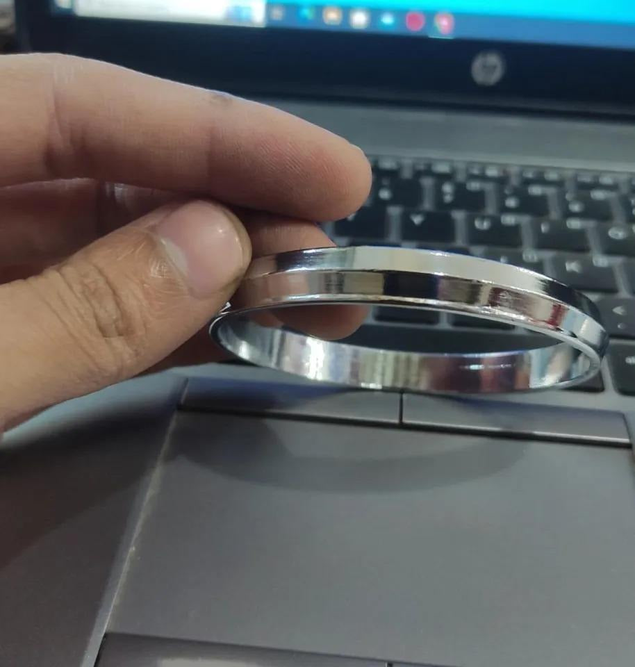 Men's Silver Stainless Steel Kara