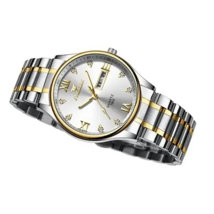 FNGEEN Luxury Stainless Steel Watch