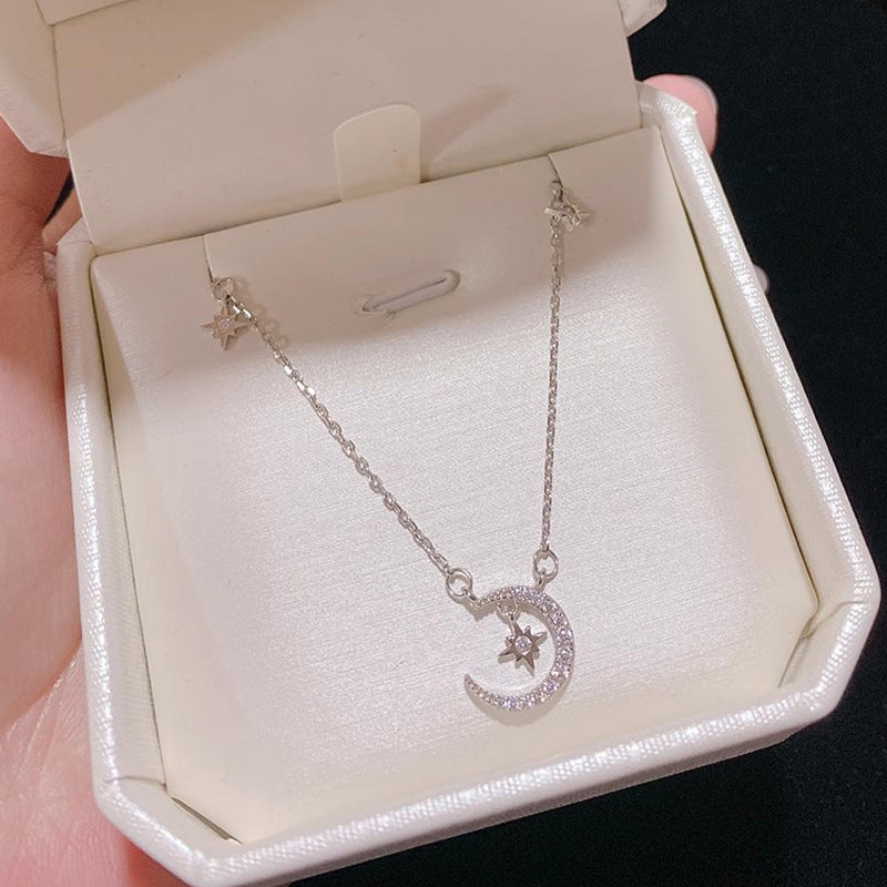 Branded Star Moon Necklace